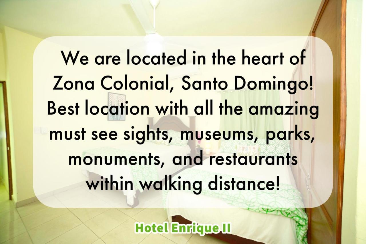 Hotel Enrique II Zona Colonial Vista Al Malecon サントドミンゴ エクステリア 写真